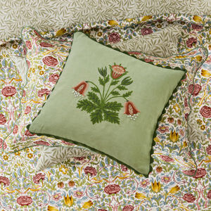 Morris & Co X Emery Walker Rose Cushion